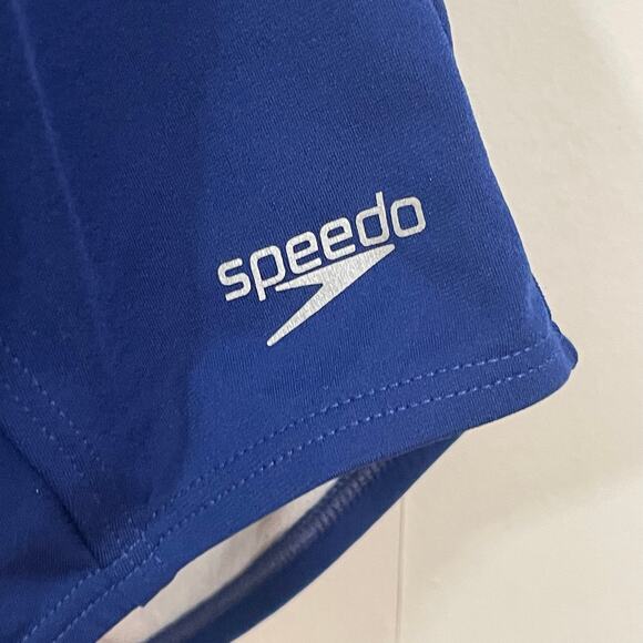 Speedo 12 Endurance one piece swimsuit royal blue ruched solid coconutgirl - Picture 4 of 9